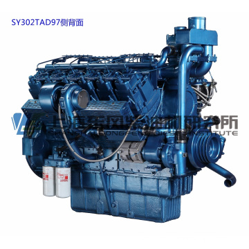 Tipo V / 830kw / Motor a diesel Shanghai para grupo gerador, Dongfeng